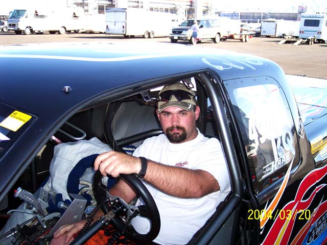 David in a RT truck at LV